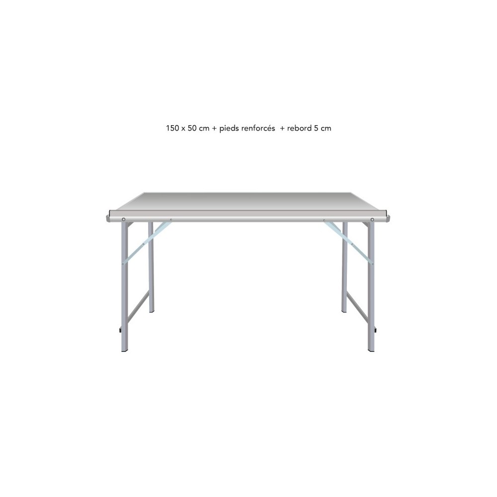 Table droite déclinable – Table de marché primeur | Matériel Forain