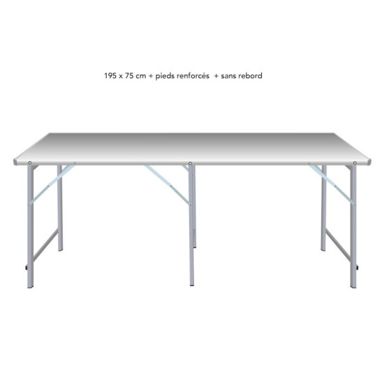 Table droite déclinable – Table de marché primeur | Matériel Forain