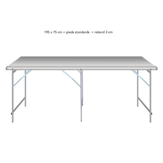 Table droite déclinable – Table de marché primeur | Matériel Forain