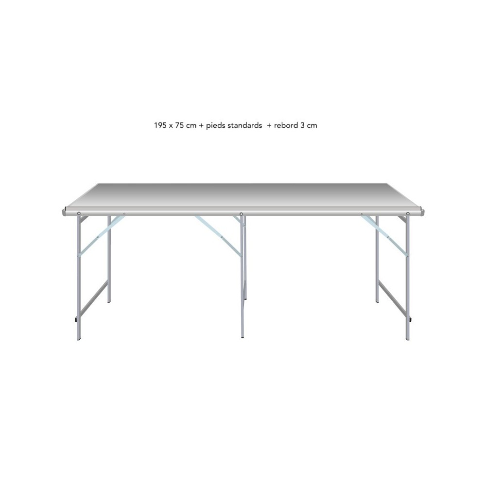 Table droite déclinable – Table de marché primeur | Matériel Forain