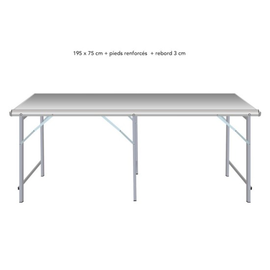 Table droite déclinable – Table de marché primeur | Matériel Forain