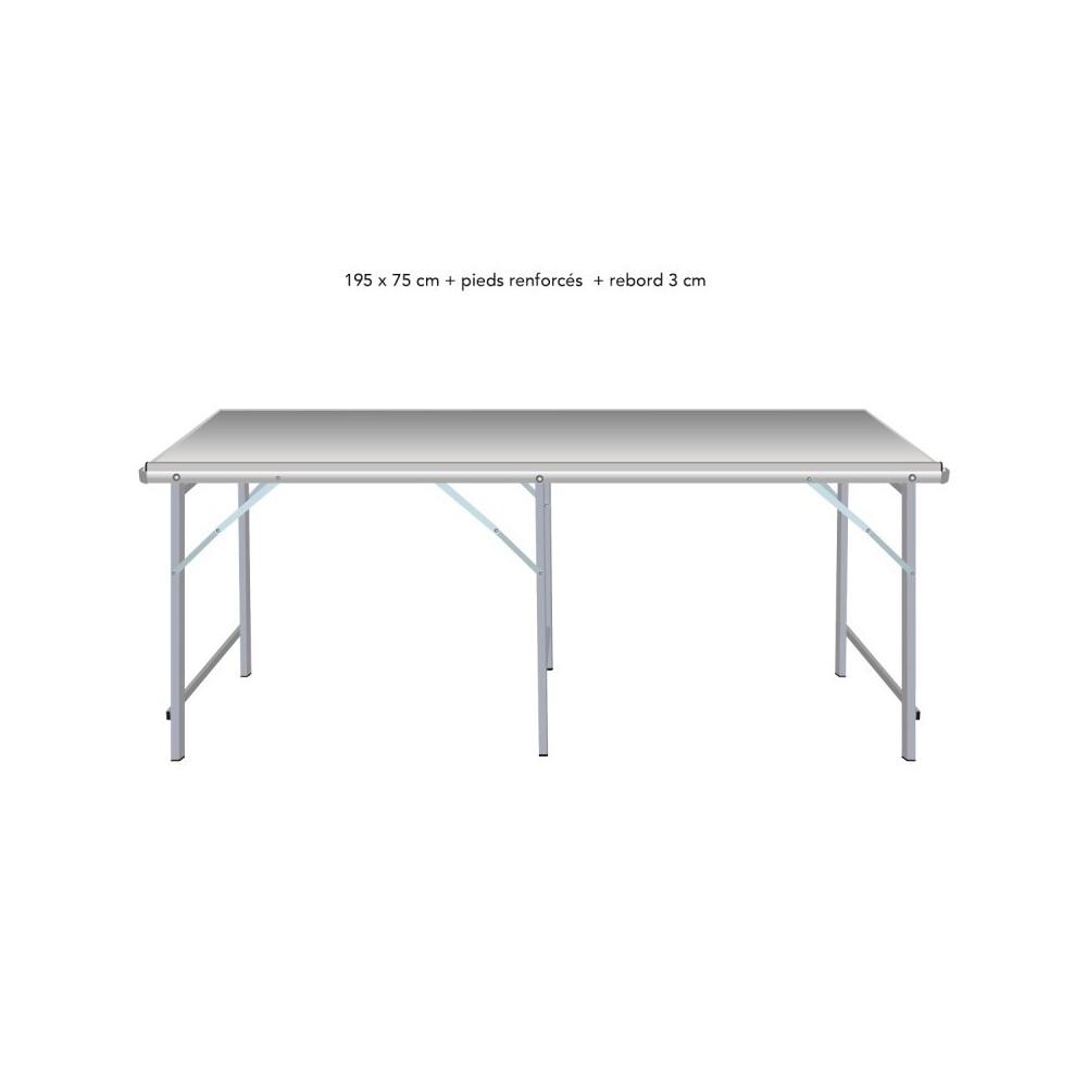 Table droite déclinable – Table de marché primeur | Matériel Forain