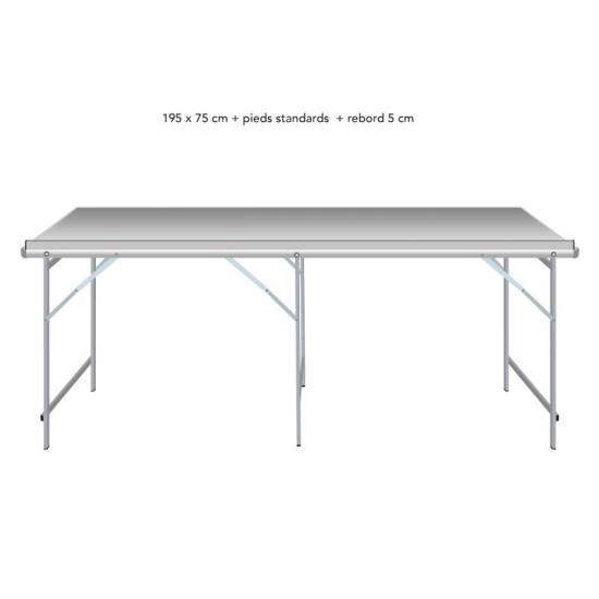 Table droite déclinable – Table de marché primeur | Matériel Forain