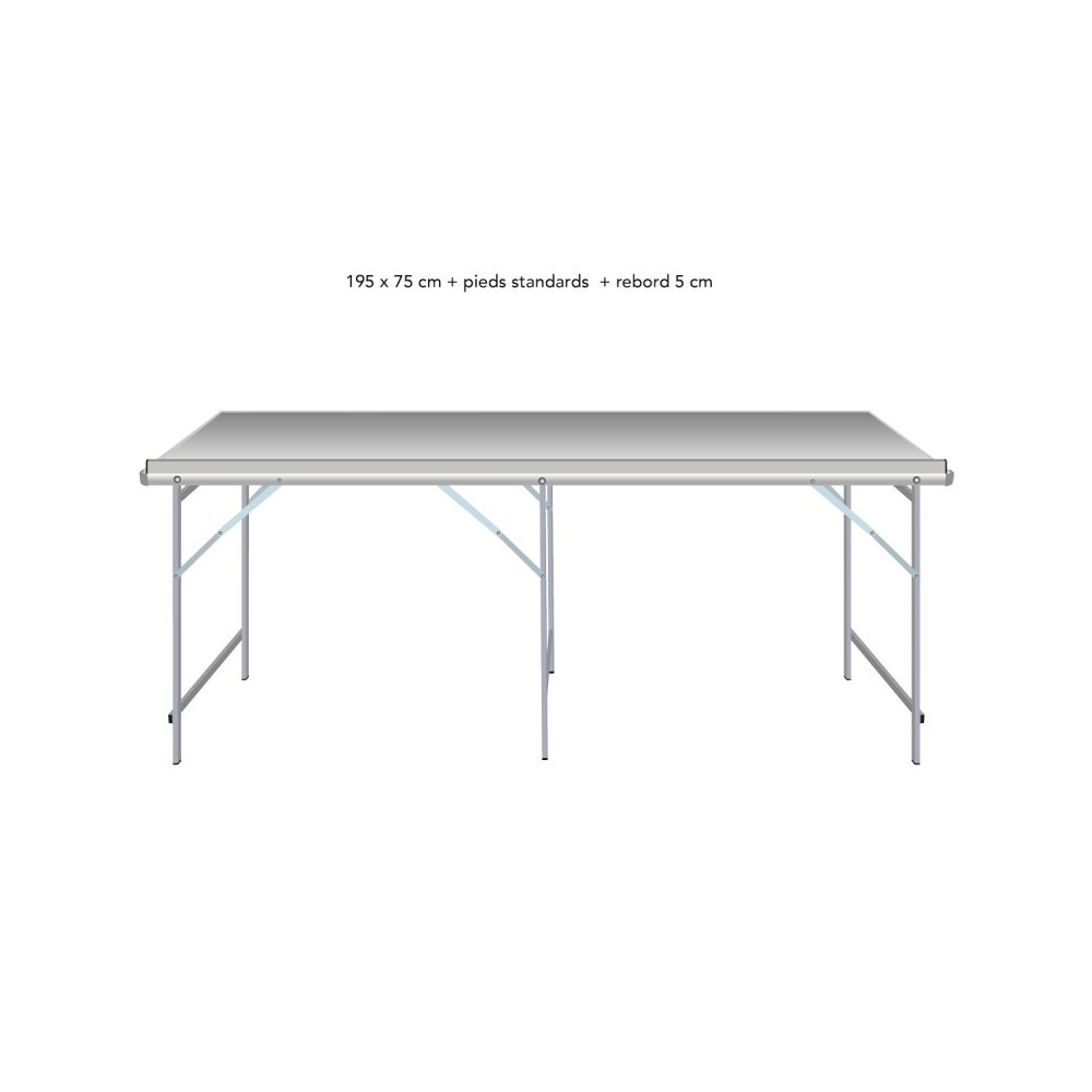 Table droite déclinable – Table de marché primeur | Matériel Forain