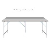 Table droite déclinable – Table de marché primeur | Matériel Forain