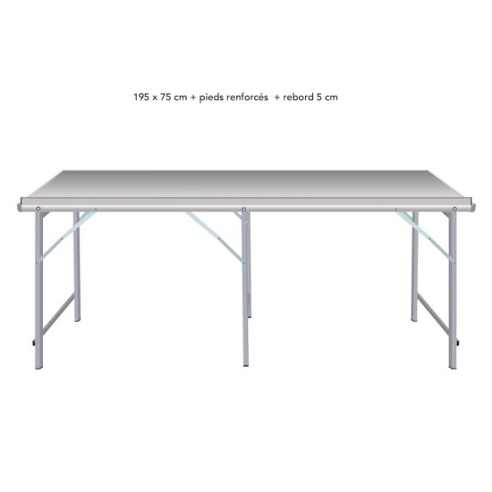 Table droite déclinable – Table de marché primeur | Matériel Forain