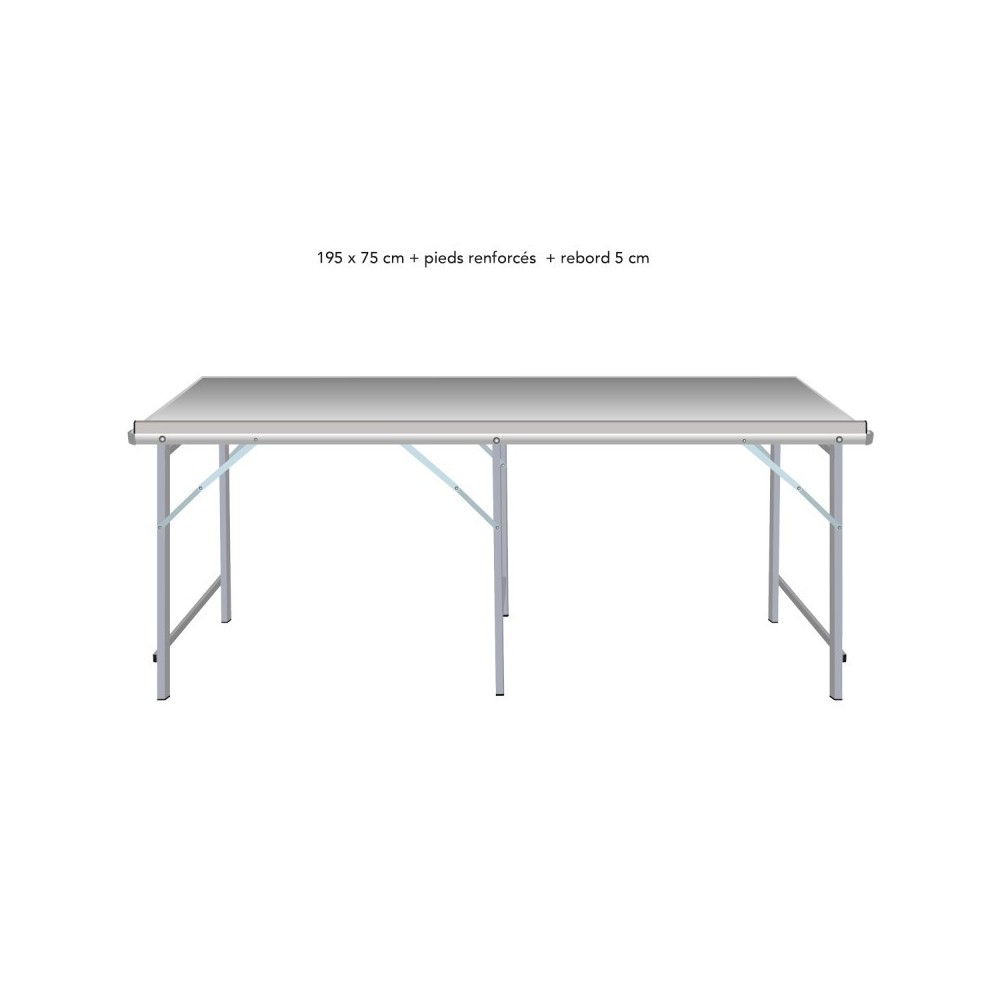 Table droite déclinable – Table de marché primeur | Matériel Forain