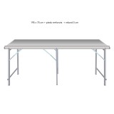 Table droite déclinable – Table de marché primeur | Matériel Forain