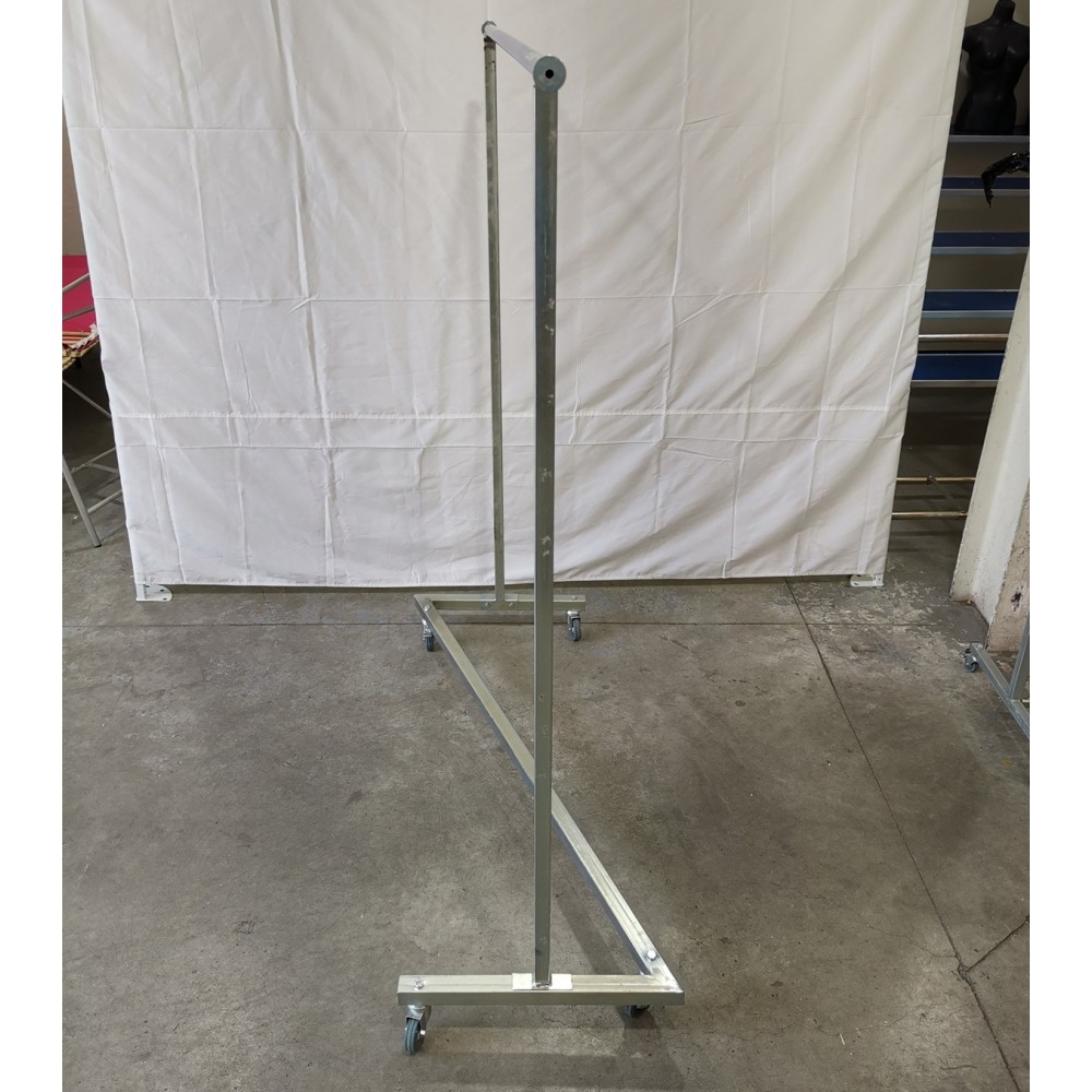 Porte habit en Z avec roulettes - Penderie | Matériel Forain