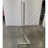 Porte habit en Z avec roulettes - Penderie | Matériel Forain