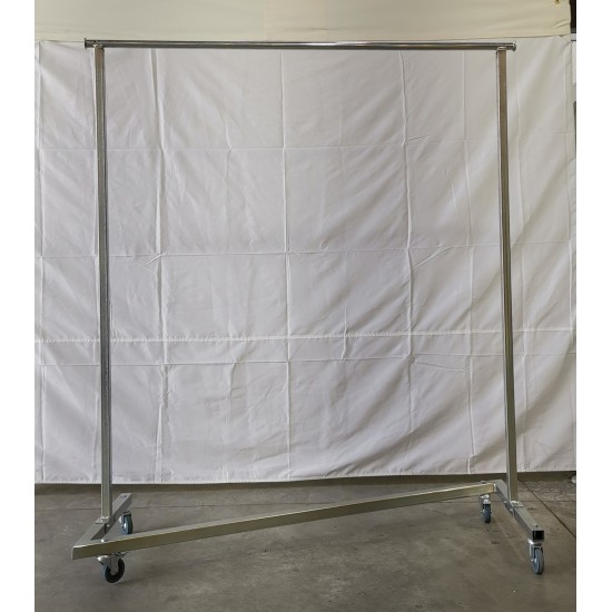 Porte habit en Z avec roulettes - Penderie | Matériel Forain