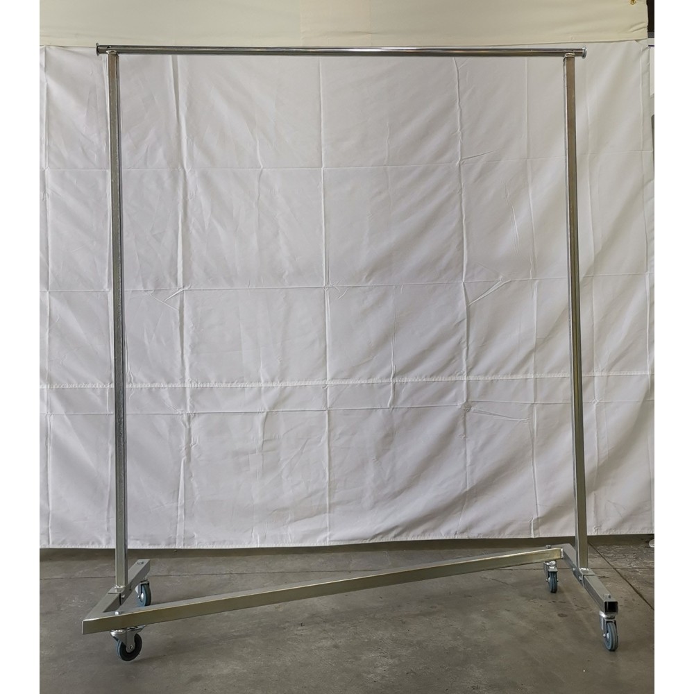 Porte habit en Z avec roulettes - Penderie | Matériel Forain