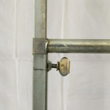 Porte habit en H deux étages avec roulettes - Penderie | Matériel Forain