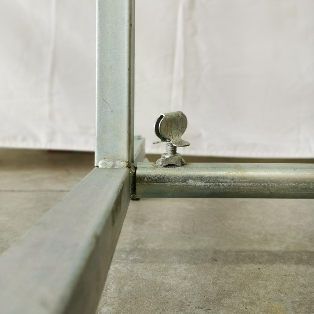 Porte habit en H deux étages avec roulettes - Penderie | Matériel Forain