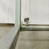 Porte habit en H deux étages avec roulettes - Penderie | Matériel Forain