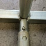 Porte Habit en H pied plats - Penderie | Matériel Forain