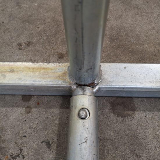 Porte Habit en H pied plats - Penderie | Matériel Forain