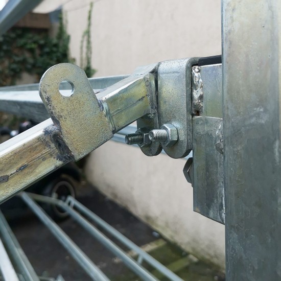 Porte cagettes 3 étages à roulettes double - Etalage | Matériel Forain