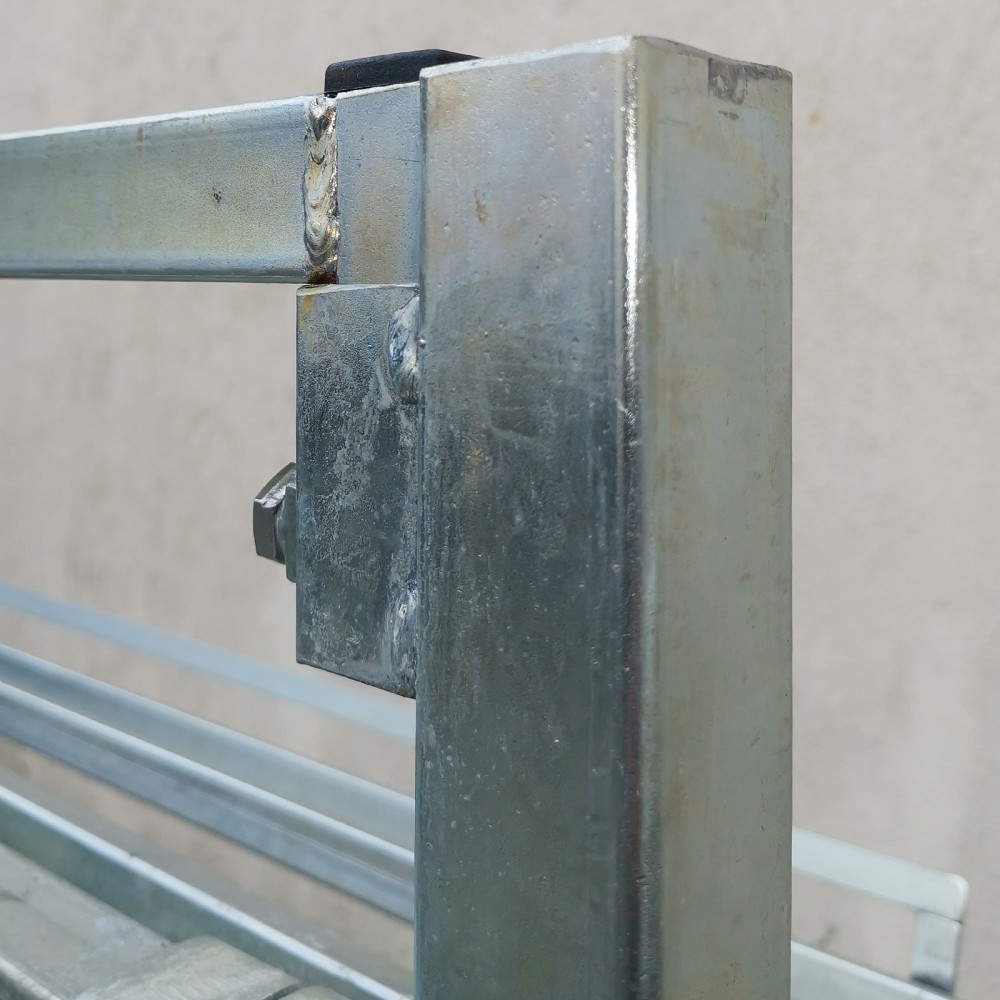 Porte cagettes 3 étages à roulettes double - Etalage | Matériel Forain