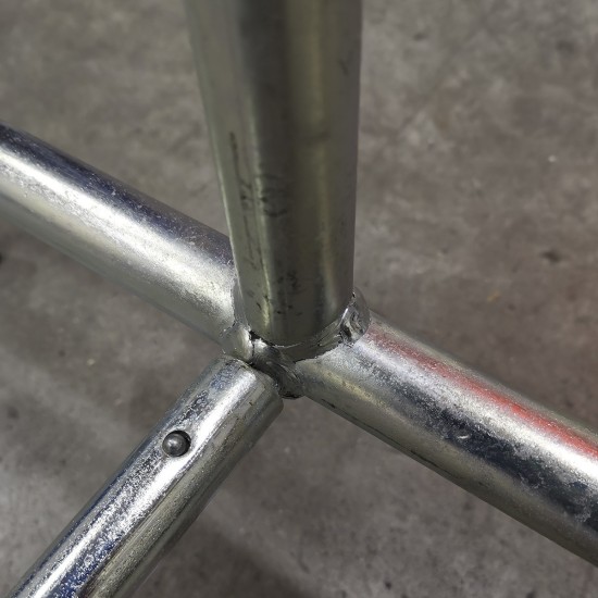 Porte habit long fixe avec roulettes acier et rallonges - Penderie | Matériel Forain