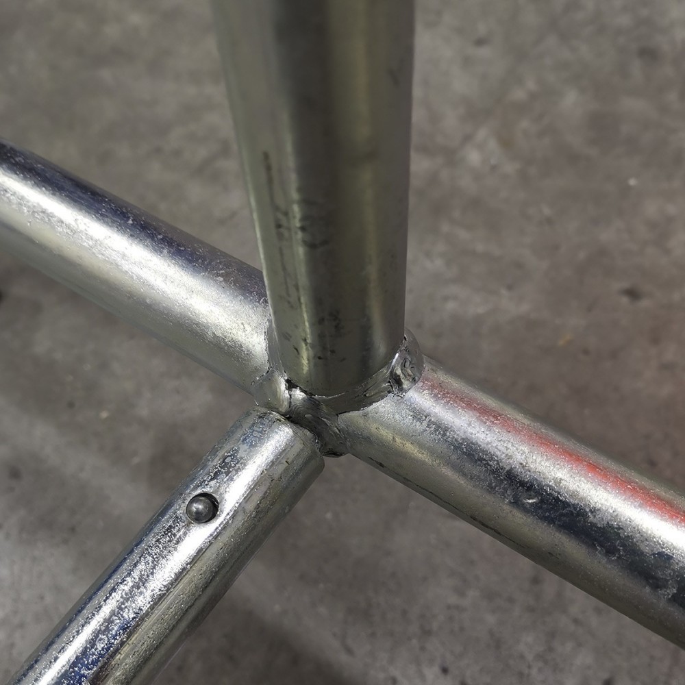 Porte habit long fixe avec roulettes acier et rallonges - Penderie | Matériel Forain