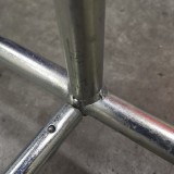 Porte habit long fixe avec roulettes acier et rallonges - Penderie | Matériel Forain