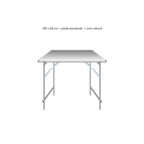Table droite déclinable – Table de marché primeur | Matériel Forain