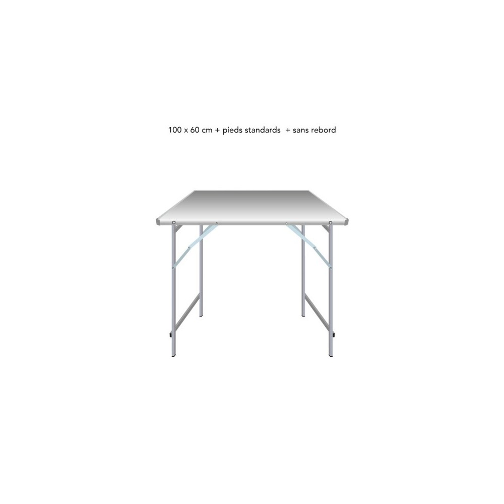 Table droite déclinable – Table de marché primeur | Matériel Forain