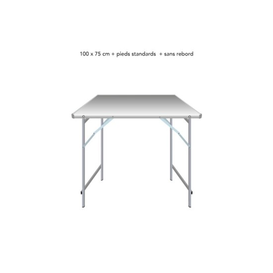 Table droite déclinable – Table de marché primeur | Matériel Forain