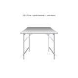 Table droite déclinable – Table de marché primeur | Matériel Forain