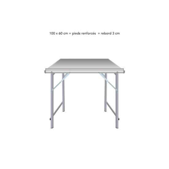 Table droite déclinable – Table de marché primeur | Matériel Forain