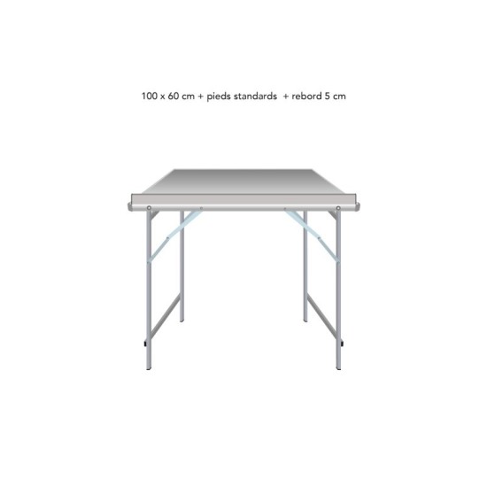 Table droite déclinable – Table de marché primeur | Matériel Forain