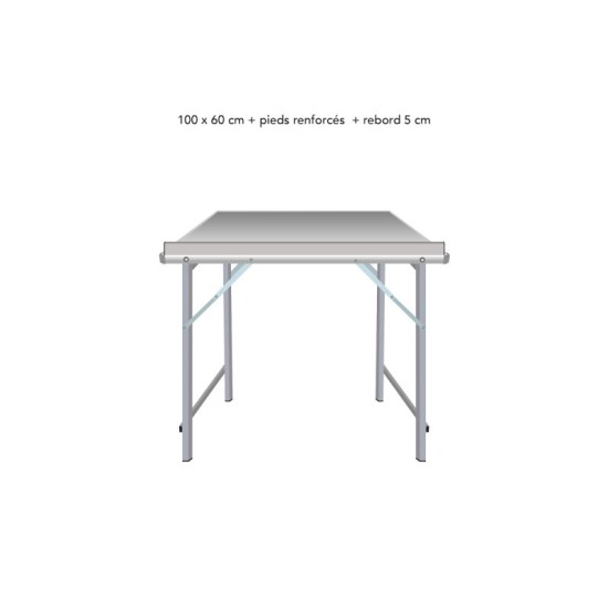 Table droite déclinable – Table de marché primeur | Matériel Forain