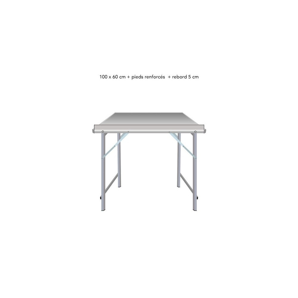 Table droite déclinable – Table de marché primeur | Matériel Forain