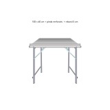 Table droite déclinable – Table de marché primeur | Matériel Forain