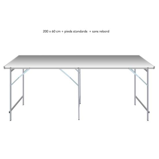 Table droite déclinable – Table de marché primeur | Matériel Forain