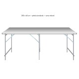 Table droite déclinable – Table de marché primeur | Matériel Forain