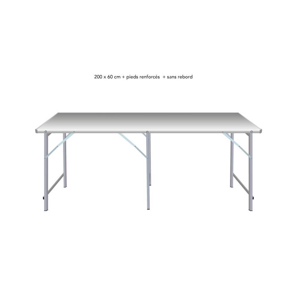 Table droite déclinable – Table de marché primeur | Matériel Forain
