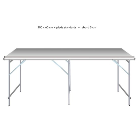 Table droite déclinable – Table de marché primeur | Matériel Forain