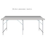 Table droite déclinable – Table de marché primeur | Matériel Forain