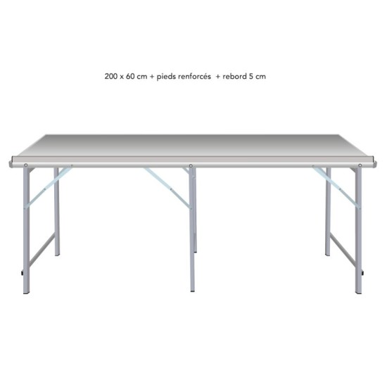 Table droite déclinable – Table de marché primeur | Matériel Forain