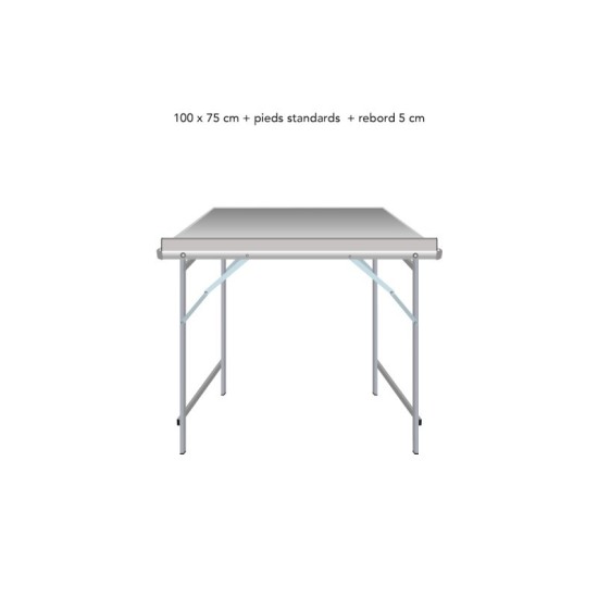 Table droite déclinable – Table de marché primeur | Matériel Forain