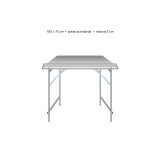 Table droite déclinable – Table de marché primeur | Matériel Forain