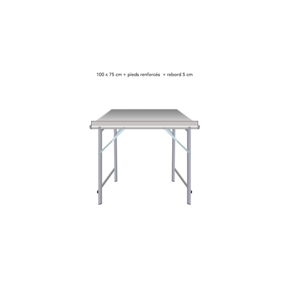 Table droite déclinable – Table de marché primeur | Matériel Forain