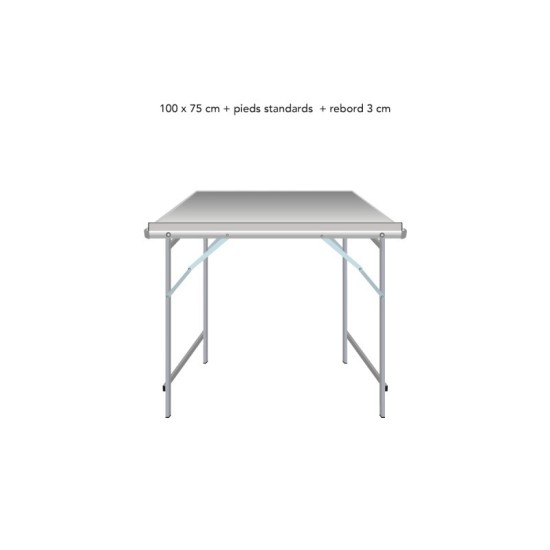 Table droite déclinable – Table de marché primeur | Matériel Forain