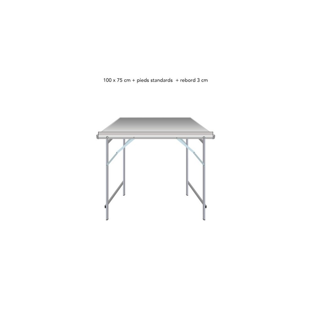 Table droite déclinable – Table de marché primeur | Matériel Forain