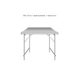Table droite déclinable – Table de marché primeur | Matériel Forain