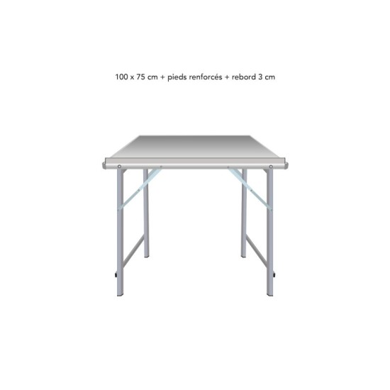 Table droite déclinable – Table de marché primeur | Matériel Forain