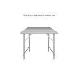 Table droite déclinable – Table de marché primeur | Matériel Forain