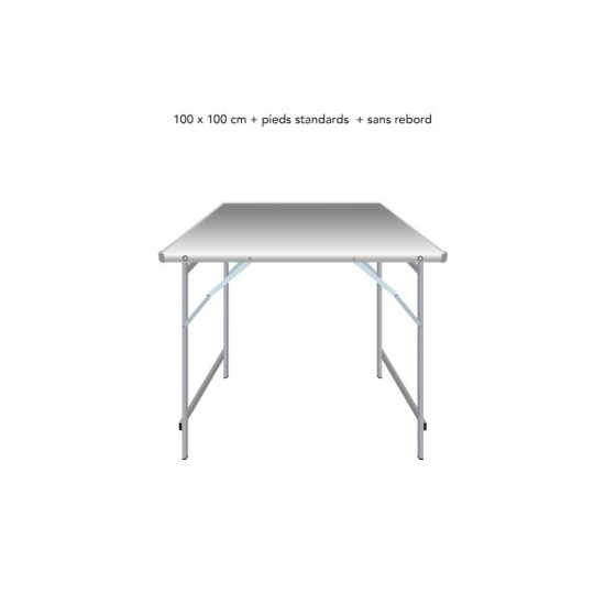 Table droite déclinable – Table de marché primeur | Matériel Forain